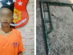 Aksi Nekat Pencuri Scafolding Berakhir di Polsek Krembangan