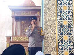 Kapolsek Menganti Safari Jum'at dan Himbauan Kamtibmas di Masjid Baiturohmah