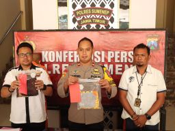 Satreskrim Polres Sumenep Tangkap Oknum Guru Tersangka TPPO