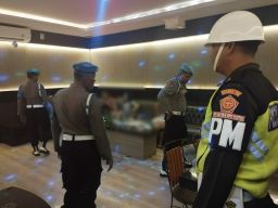 Propam Polres Bojonegoro dan Subdenpom V/2-1 Gelar Gaktibplin di Tempat Hiburan Malam