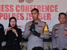 Satreskrim Polres Jember Amankan Pelaku Begal Payudara Resahkan Warga