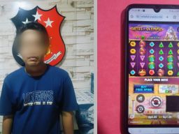 Reskrim Polsek Krembangan Tangkap Pelaku Judi Online di Bulak Banteng