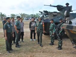 Danrem 084/BJ Pimpin Apel Gelar Pasukan Pengamanan VVIP di JIIPE