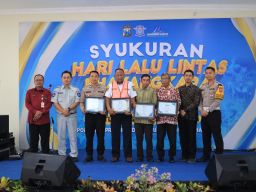 Satlantas Polres Gresik Gelar Harlantas Bhayangkara ke-69 Luncurkan Inovasi dan Aksi Sosial