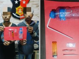 Polisi Tangkap Dua Pria Nyabu dalam Kamar