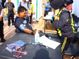 Polres Gresik Rutin Gelar Tes Kesamaptaan Jasmani