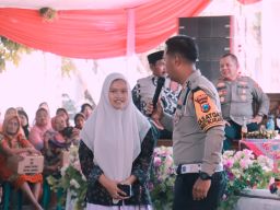 Satlantas Polres Jember di SMK Islam Bustanul Ulum Pakusari Gelar Program Mahameru Lantas