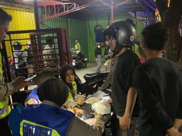 Satlantas Polrestabes Surabaya Gelar Operasi Cipkon dan Amankan 47 Motor Balapan Liar