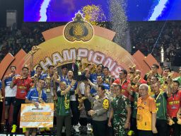 Tim Voli Putra Polda Jatim Raih Juara Kapolri Cup 2024