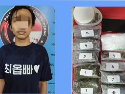 Satresnarkoba Polres Tanjung Perak Tangkap Pengedar Ganja Kering