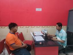 Reskrim Polsek Menganti Ringkus Maling Accu