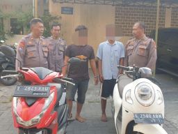 Aksi Curanmor, Polsek Kenjeran Tangkap Dua Pelaku di TKP Bulak Banteng Lor