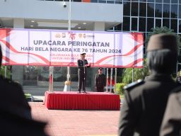 Peringati Hari Bela Negara ke-76, Polres Gresik Gelar Upacara di Pimpin Wakapolres