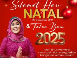 Peringati Hari Natal, Kajati Jatim Beri Pesan Damai Natal ke Umat Kristiani
