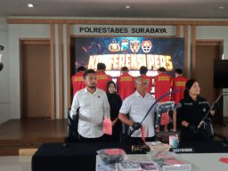 Perguruan silat Melakukan Pengeroyokan Enam Orang Pelaku di Amankan Satreskrim Polrestabes Surabaya