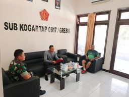 Pererat Silaturahmi, Dandim 0817/Gresik Sambangi Sub Kogartap 0817/Gresik