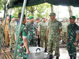 Wapang TNI Tinjau Pembangunan Satuan Baru dan KDKMP di Jajaran Kodam Brawijaya