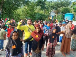 HUT Sego Rongewu ke 9 Tahun Sambangi Desa Karang Patihan, Gerakkan Warga Ponorogo Gemar Bersedekah