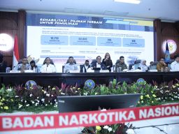 Gelorakan War On Drugs For Humanity,BNN Menggelar Konferensi pers Akhir Tahun 2025