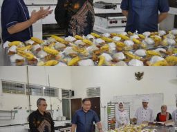 3.000 Porsi Nasi Biryani Karya Siswa SMKN 6 Surabaya untuk 10.000 Jamaah di Masjid Al-Akbar