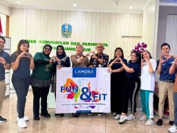 LAMORA Kota Lama Surabaya Gelar Aerobik Bersama Dinas Kebudayaan dan Pariwisata Provinsi Jawa Timur