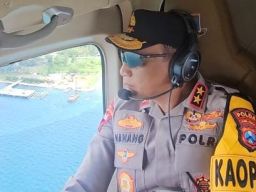 Kapolda Jatim Laksanakan Patroli Udara Pastikan Arus Balik Lebaran 2026 Tetap Aman dan Kondusif