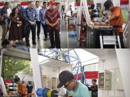 LKS Jatim 2026: Aries Agung Paewai dan Dirjen Dikmen Tinjau Kompetisi Electrical Installation