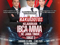 Kejurprov IBCA MMA Piala Wali Kota Surabaya 2026 Jadi Ajang Seleksi Atlet Menuju PON