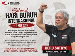MAKI Jatim Tegaskan Komitmen Kawal Keadilan Buruh di Peringatan Hari Buruh 2026