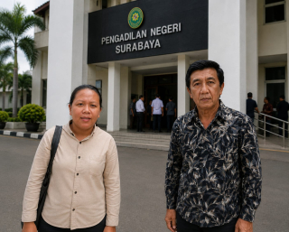 Dandel alias Jenggo Bawa Sengketa Ketenagakerjaan Triple X dan Escobar ke PHI Surabaya