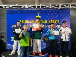FORKI Jatim Bangkit! Tiga Medali Dibawa Pulang dari Kejurnas Karate 2026