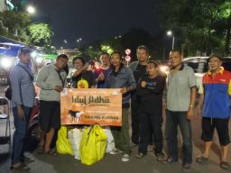 Forwan Surabaya Tebar 550 Paket Daging Kurban, Wujud Nyata Solidaritas Insan Pers