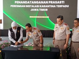 Peresmian Instalasi Karantina Terpadu Jatim, Perkuat Gerbang Logistik dan Ekonomi Nusantara