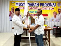 Perguruan Karate Shindoka Jawa Timur,Abdul Salam Terpilih Aklamasi Dalam Musprov