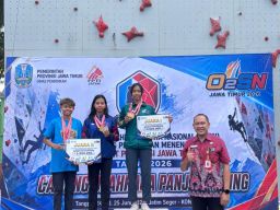 Jatim Kirim Dua Atlet Panjat Tebing Terbaik ke O2SN Nasional 2026, Disdik Optimistis Ukir Prestasi