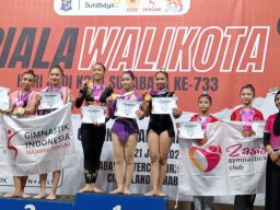 Surabaya Jadi Pusat Senam Nasional,270 Atlet Ikuti Kejuaraan Piala Wali Kota 2026
