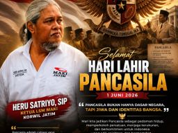 Ketua Maki Korwil Jatim: Pancasila Adalah Jiwa dan Identitas Bangsa yang Harus Terus Dijaga