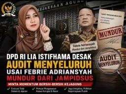 Lia Istifhama Desak Audit Total Kejagung Usai Febrie Adriansyah Mundur dari Jampidsus