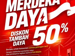 Sambut Hari Pelanggan Nasional,Rayakan HUT ke-81 RI,PLN Beri Diskon Tambah Daya Bagi Pelanggan