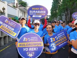 Road to Surabaya ISOPLUS Marathon 2026, 250 Pelari Siap Taklukkan Rute Heritage Kota Pahlawan