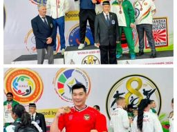 Harumkan Nama Indonesia,Arief Budi Prasetyo Raih Medali Emas di 8th WGKF World Goju Ryu Championship