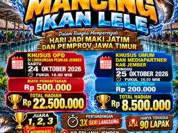 HUT ke-15 MAKI Jatim, Gelar Lomba Mancing di Jember dengan Hadiah Pembinaan Rp31 Juta