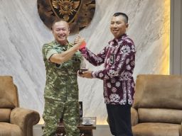 PLN UIP JBTB Audiensi dan Teken PKS dengan Pangdam IX/Udayana Sukseskan Pembangunan Infrastruktur
