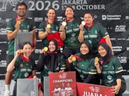 Gemilang di Kejurnas 2026, Padel Jatim Sabet Emas Putri dan Perunggu Putra