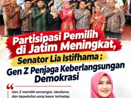 Senator Lia Istifhama: Generasi Z Punya Peran Strategis Menjaga Keberlangsungan Demokrasi
