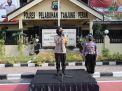 Kapolres Tanjung Perak Pimpin Apel Pengamanan Unjuk Rasa