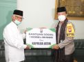 Silaturahim di Ponpes Al Amien Kapolda Jatim Beri Bantuan 1 Ton  Beras