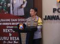 Kapolda Jatim Gelar Audiens, Diskusi Bersama Rektor dan Guru Besar