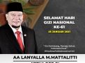 Ketua DPD RI Titip Pesan untuk Generasi Muda di Hari Gizi Nasional