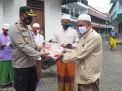 Kapolsek Semampir Bagi Masker Gratis, Wujud Program Santri Bermasker